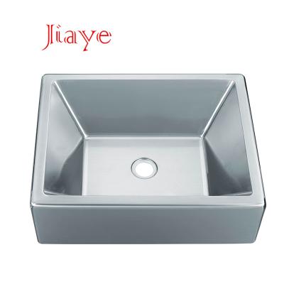 China Without Faucet SUS 304 Stainless Steel Modern Handmade Pvd Countertop Vessel Sink For Hotel Bar Bathroom Wash Basin for sale