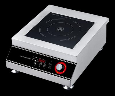 China For Kitchen Ware New Design 5KW Power Large Flat Dish Commercial Induction Cooker With Knob Switch For Fast Heating JY-IC1004A for sale