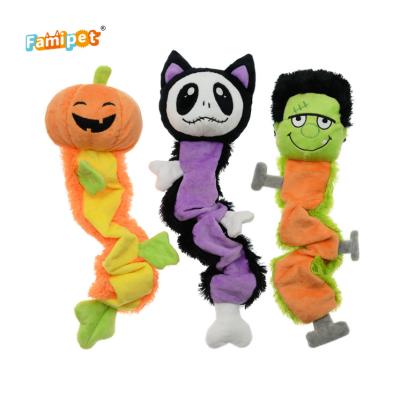 China Best Viable Selling Squeaky Plush Halloween Elastic Professionally Made Toy Dog for sale