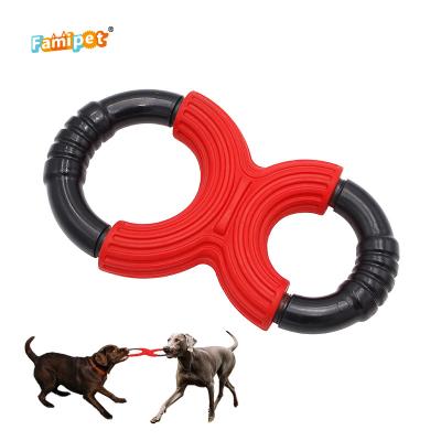 China Wholesale Viable Hard Durable Rubber Famipet TPR Pet Chew Dog Toys for sale