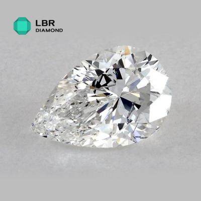 China Brilliant Cut Diamond White Synthetic HPHT Diamond For Jewelry 1.20 Pear Wholesale Pendant ct E VVS2 Rings Earrings Necklace for sale