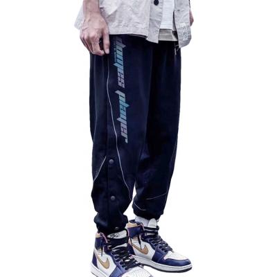 China New Sweatpants Anti-Wrinkle Tape Reflective Pants Outdoor Working Jogger Pants For Men Pockets Casual Pants for sale