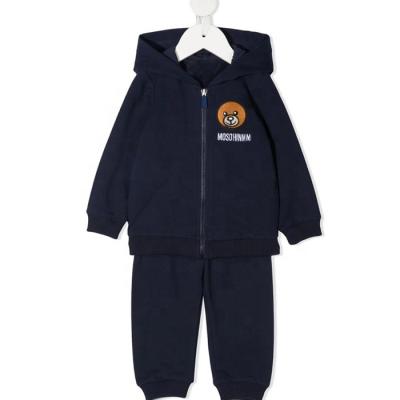 China 2021 Casual Clothing Children's Finch Wear Sweat Suits Jogger Sets Boys Black Tacksuit for sale