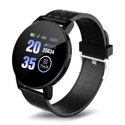 China TPU Cheap Smart Watch Heart Rate Smart Bracelet 119Plus Waterproof Sports Fitness Tracker Wristband for Android iOS for sale