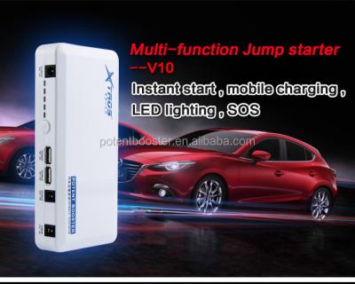 China 12v 12000mAh (44.4Wh) Li-ion Battery Auto Jump Starter For Car Emergency Crank 160*76*28mm for sale