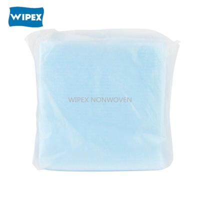 China High Sustainable Absorbent Non Woven Fabric Lab Polishing Cleanroom Lint Free Cleaning Cloth for sale