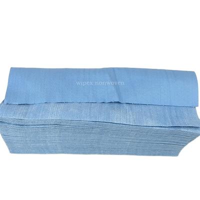 China Sustainable Popular natural wood pulp fiber cleaning cloth/cellulose industrial wipes for sale