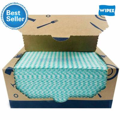 China WIPEX Food Industry Stocked Spunlace Disposable Nonwoven Cleaning Wipes Table Cleaning Wipes Cleanroom Wipes for sale