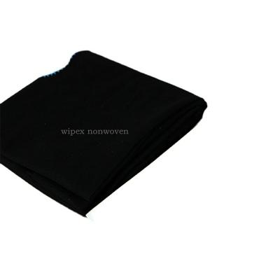 China Disposable Wipex --Nonwoven Disposable Spunlace Towel Cleaning Cloth Black for sale