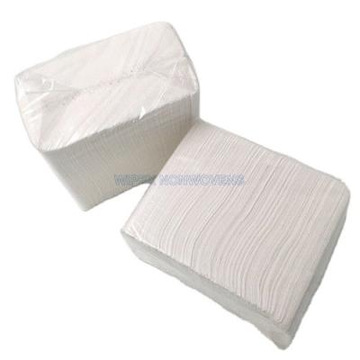 China WIPEX Sustainable Spunlace Interfold Napkin Nonwoven Disposable Napkin for sale