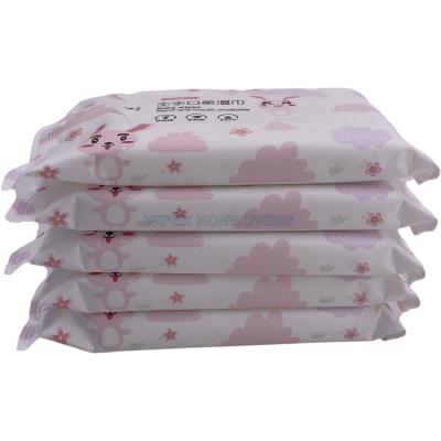 China WIPEX 15 Organic Disposable Spunlace Sheets Baby Tongue Cleaning Nonwoven Wet Wipes for sale