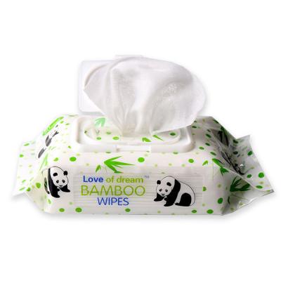 China WIPEX Disposable Spunlace Nonwoven Cleaning Baby Wipes Bamboo Biodegradable Hand Wet Cloths for sale