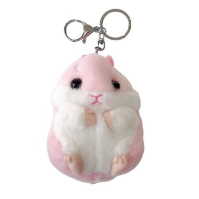 China A177 Cute Gift Pretty Doll School Bag Pendant Hamster Doll Backpack Plush Doll Cute Bag Pendant INS Chain Pendant for sale