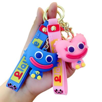 China Cute Gift K186 Keychain Game Peripherals Figures Anime Rubber Key Chain Toys For Boys Girls Game Toy Gifts Trinket Key Chain for sale