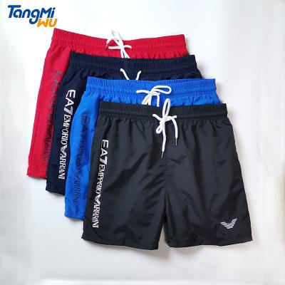 China Wholesale custom logo TMW Anti-wrinkle mens swimwear elastic printed quick dry swimshorts panel shorts bathwear men beach shorts for sale