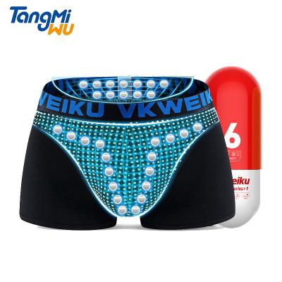 China New Design 5XL Magnet Health Ion Boxershorts TMW Magnetic Therapy Boxer Briefs Male Antibacterial Negative Male Breathable Underwear Men for sale