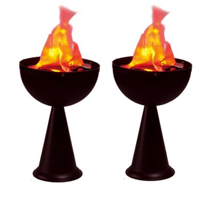 China Stage Light Halloween LED Fire Flame Light With Stand In Red Flame/LED Stage Light Fire Flame Light For Halloween Use for sale