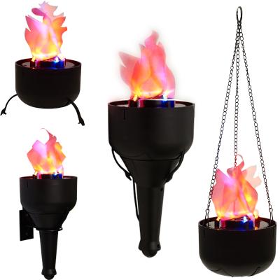 China Holiday Lighting LED Flame Light Fire Flame Lamp Silk Holiday Lighting Halloween Decoration Flame Torch for sale