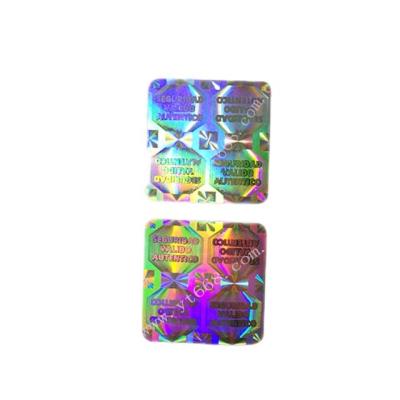 China 3D Hologram Hologram Custom Sticker Laser Sticker Security Anti-Counterfeiting Seals Labels Hologram Sticker for sale