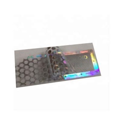 China VACUUM Laser Encryption Label Sticker Anti-Counterfeit Printing for sale