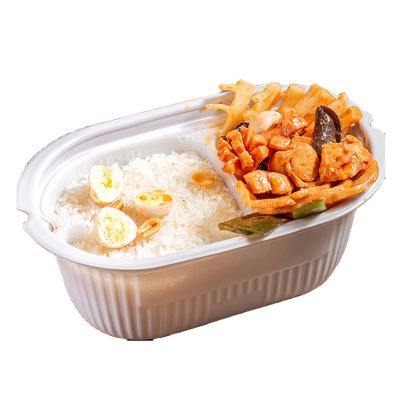 China Food Quality Supplier Favor Fast Food Lunch Box Tasty Spicy Self Cooking Heating Pot Rice Hot Meals for sale