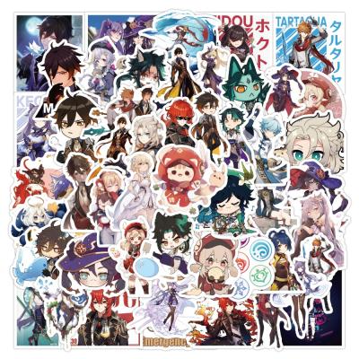 China 50PcsThe Original OEM God Anime Stickers For Laptop Suitcase Car Helmet Skateboard Japan Cartoon Bumper Sticker Vinyl for sale