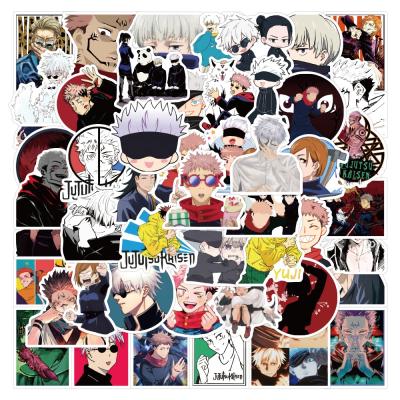 China Custom Printing OEM Gift Wrapping Label Sticker Waterproof PVC Die Cut Cartoon Sticker Kid Vinyl Anime Adhesive Decorative Stickers for sale