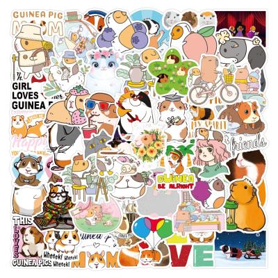 China OEM 50Pcs Cute Kawaii Stickers Animal For Female Student Notebook Laptop Phone Skateboard Graffiti Sticker Packs for sale