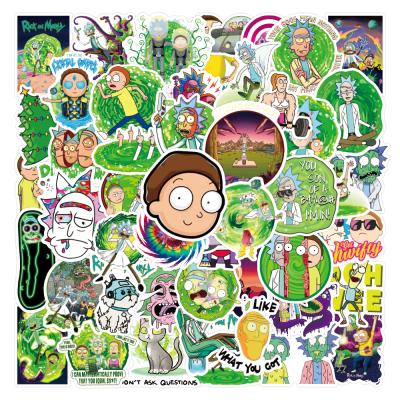 China OEM e-50pcs Stickers Hot New Cartoon Waterproof Stickers Packs For Adults Computer Book Water Bottles Graffiti Stickers for sale