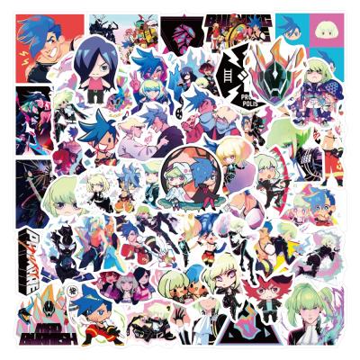 China OEM Factory Wholesale 50pcs Anime Random Stickers Custom Waterproof Vinyl Die Cut Stickers High Quality For Laptop Phone Case for sale