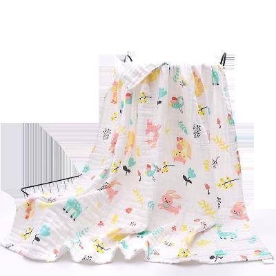 China Portable 100% Cotton Newborn Infant Baby Wrap Unisex Wraps Muslin Receiving Soft Organic Cotton Bamboo Custom Covering for sale