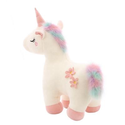 China High Quality Super Soft Stuffed Cardboard Plush Toy Stuffed Animal Toy/Promotion Baby Unicorn Toy Sound Doll Kids Gift Toys for sale