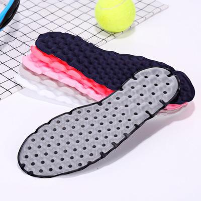 China Flexible Men and Women Vacuum Air Cushion Shock Absorption TPU High Elastic Inflatable Sports Basketball Football Insole for sale