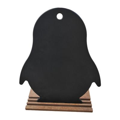 China Baby Kid Woodgrain Shape Design Penguin Chopper Eco Friendly Biodegradable Custom Food Viable for sale