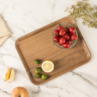 China Home.Restaurant.Bar.Hotel.Wedding 2020 New Unbreakable Dishwasher Safe Wood Fiber Hotel Serving Serving Tray for sale