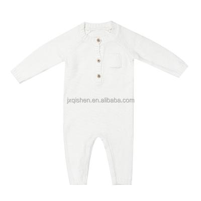 China Infant Baby Jumper Romper Long Sleeve Baby Footie 2023JXQS00124 Overall Waffle 2023 Baby Clothes Cotton Newborn Rompers Jumpsuit for sale