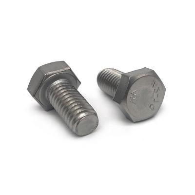 China Custom Head Steel Bolt DIN933 Stainless Steel Hex Stainless Steel Hex Bolt M8 M20 Bolt for sale