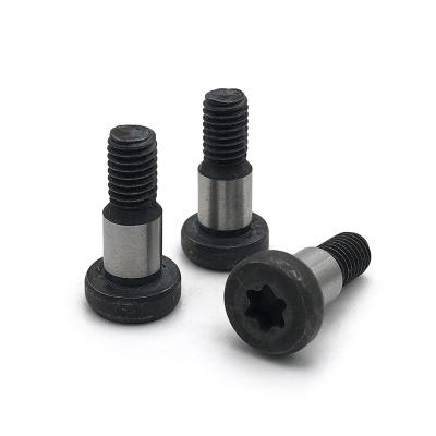 China Pan Precision Shoulder Bolts Stainless Steel Oxide Finish 12mm Black Shoulder Screw for sale