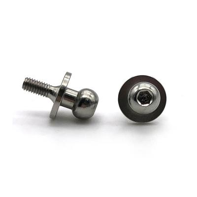 China Factory Round Custom Steel Ball Head Stud Screw Precision CNC Ball Machining Ball Head Screws Studs for sale