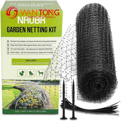 China PP/HDPE Plastic Net Garden Mesh Houd uw groenten veilig met HDPE PP Te koop