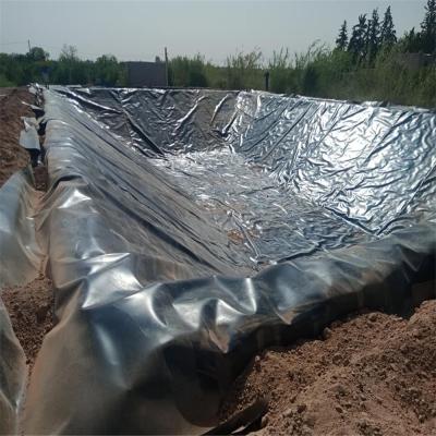 China 1.2mm HDPE Geomembran für den Dammbau in Uganda Umweltfreundlich zu verkaufen