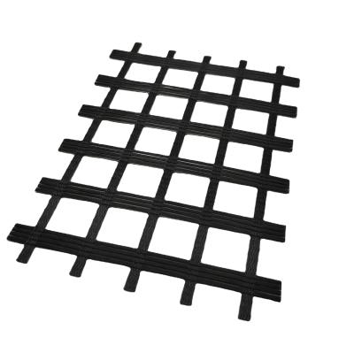 China White Polyester Geogrid Reinforcement for Ground Stabilization in Civil Engineering for sale