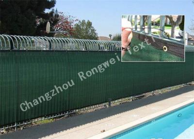 Chine L'anti fabrication UV extérieure de barrière d'intimité avec Raschel a tricoté pour la cour, glissière de sécurité de jardin à vendre