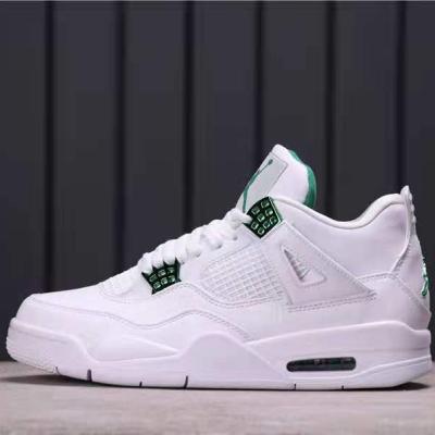 China Cushioning Aj 4 Pine Green Men's And Women's Casual Sneakers Air Sports Basketball Sneakers Jordon Outdoor Running Shoes for sale