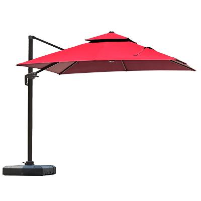 China Box Umbrella Safety Guard Sunshade 3 Outdoor Outdoor Waterproof Yard Furniture Outdoor Furniture Meters for sale