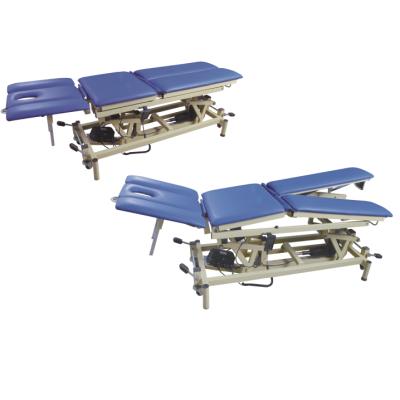 China Rehabilitation Center Physiotherapy Electric Bed Hospital Treatment Table for sale