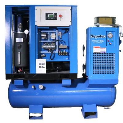 China All-in-one Lubricated Industrial Equipment China Screw Air Compressor Machine for sale