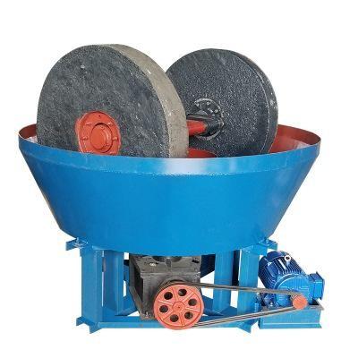 China Edge Runner Mill Edge Runner Grinding Mill With Mercury For Gold for sale