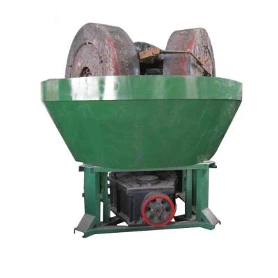 China Gold Grinder Wet Pan Mill Easy To Operate Gold Milling Machine for sale