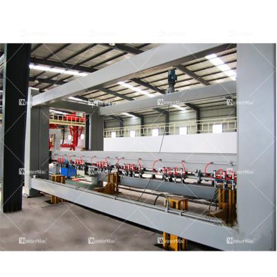 중국 Construction Works AAC Block Making Machine 400*100*375mm Panel Production Line 판매용